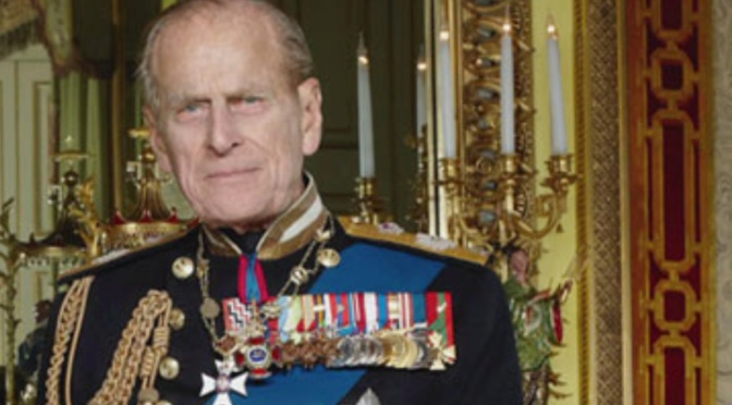 His Royal Highness The Duke of Edinburgh Presents Medals.