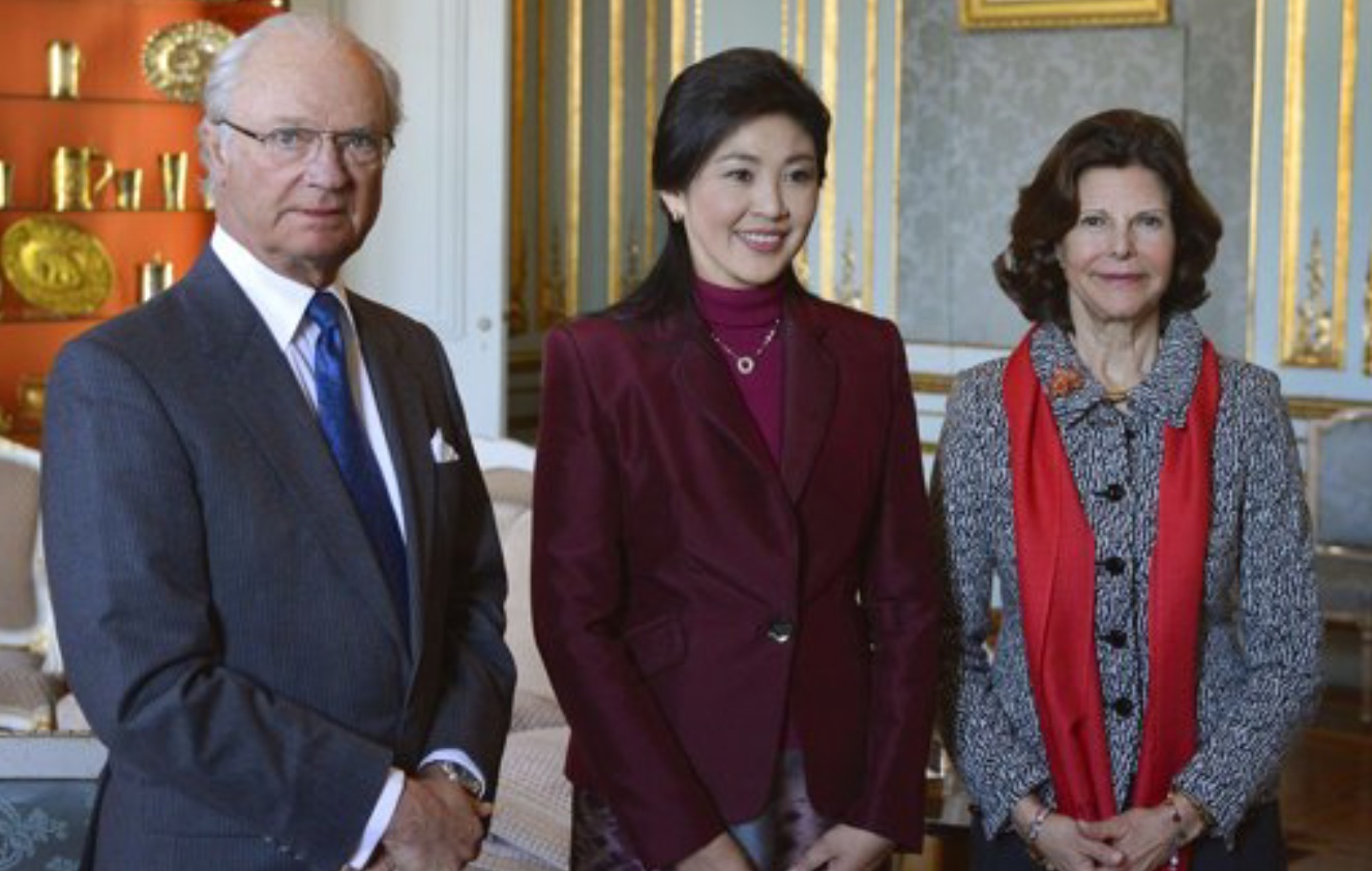 Their Majesties King Carl XVI Gustaf and Queen Silvia of Sweden Hold an Audience with ...