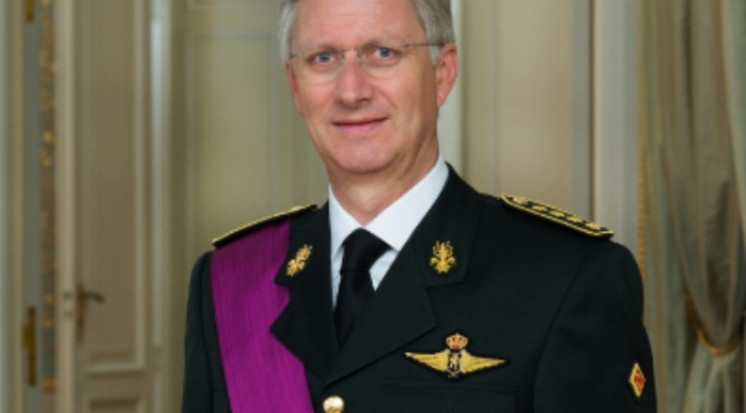 HM King Philippe of Belgium Participates in a Climate Change Meeting.