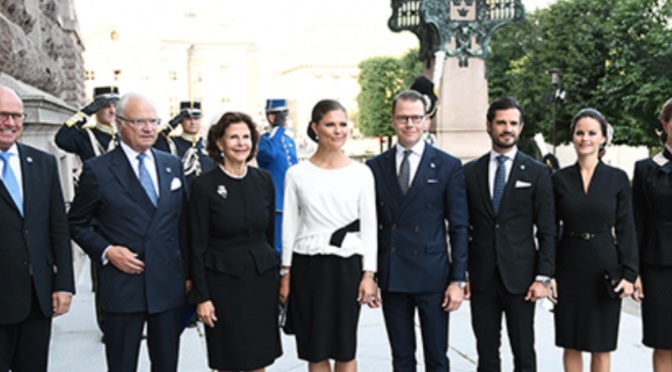 (VIDEOS) Members of the Swedish Royal Family Attend the Opening of the Riksdag Session.